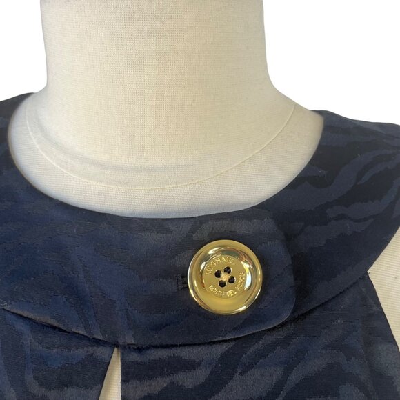 Michael Kors Womens Sheath Dress Black Sleeveless Elegant Size 6 NEW - Picture 5 of 11